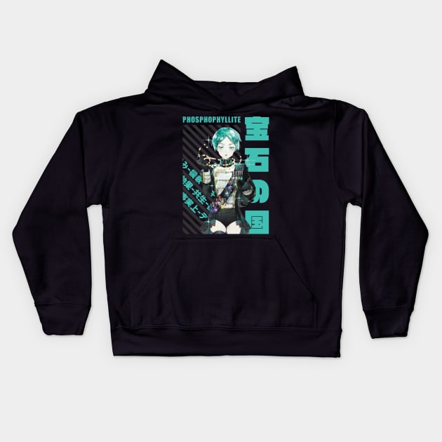 Houseki no Kuni - Phosphophyllite Kids Hoodie by Recup-Tout